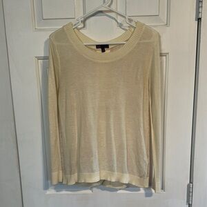 T/O Sweaters size medium cream